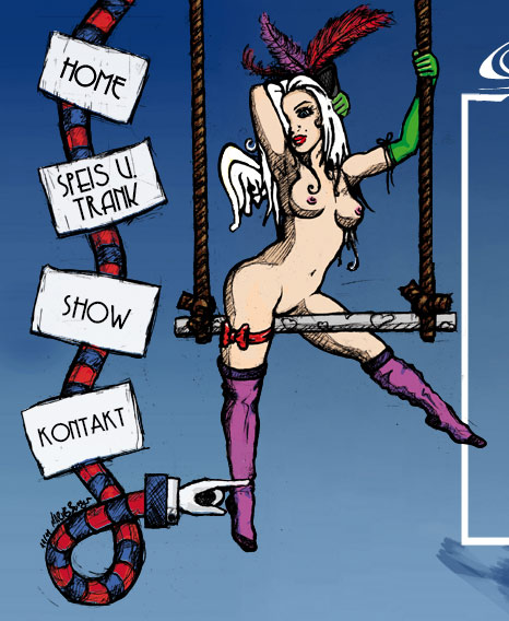 Illustration eine Frau in Bademode