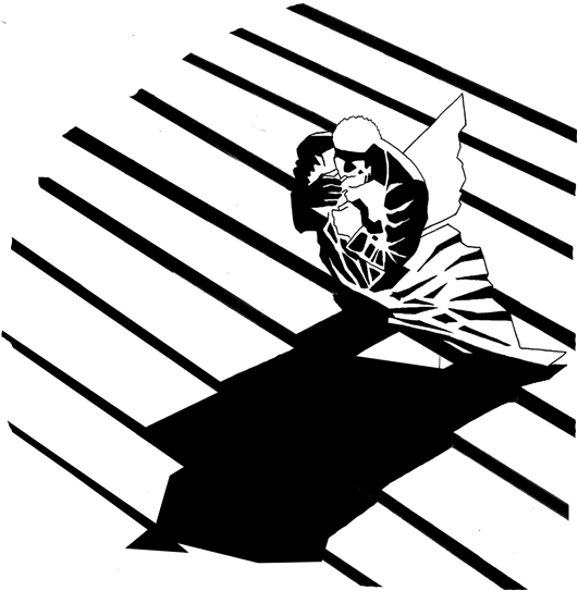 Illustration eine Frau in Bademode